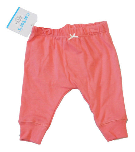 Carter's Pack of 2 Cotton Pants for Baby Girls 12