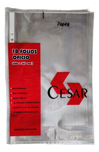 Cesar Folios Resistentes (24x34.7cm) X10 Unid 0