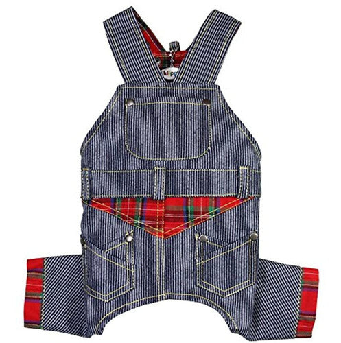 Klippo Perroperrito Rayas Denim Generalmonobodypantalonesjumperromper 1