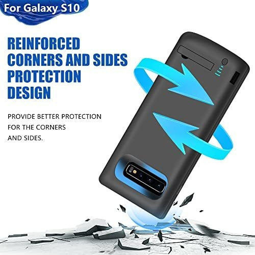 Bahond Extended Battery Case for Galaxy S10 6.1 - 6000mAh Black 3