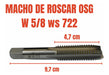 OSG Macho De Roscar W 5/8 WS 722 Acero Aleado En La Plata 2