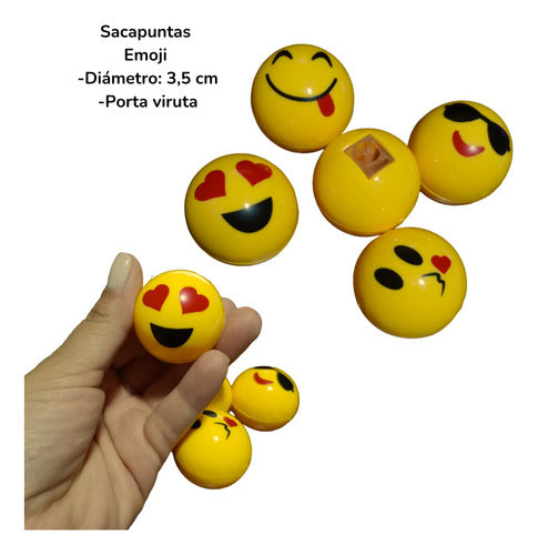 16-Piece Plush Emoji Combo Set: Bracelet, Pen, Pencil, Sharpener - Ideal for Gifts & Events 1