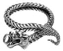 Viking Dragon Chained Bracelet 22cm Length 0