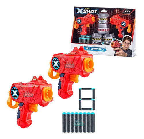 X-Shot Excel Double Toy Gun for Kids Game 0