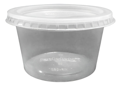 Pote Plástico 250ml Totalplast - Pack De 48 Unidades 0