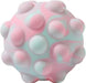 Popit Pop It Ball Squishy Fidget Toy Multicolor Rainbow X3 3