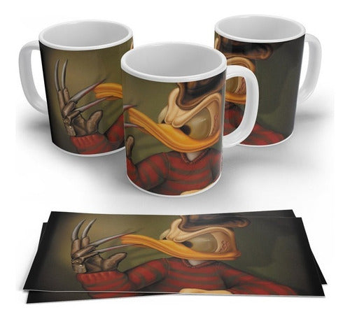 Newcaps Sublimated Ceramic Mug Freddy Duck Donald #608 0