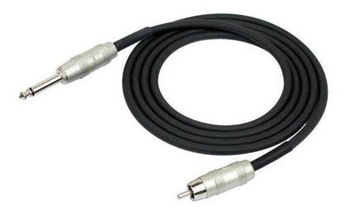 Kirlin AP-207PR 6ft Mono RCA to Plug Audio Cable 1