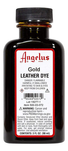 Angelus Leather Dye - For Shoes, Bags, and More - Gold 0