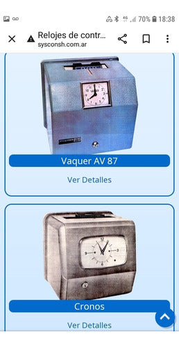 Vaquer F-51 Cards for Employee Control Watch 2