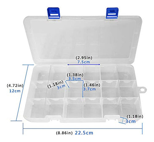 Caja De Almacenamiento De Plástico Duofire Para Joyería Cont 1