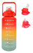Set of 3 Motivational Sports Water Bottles with Time Tracker 108