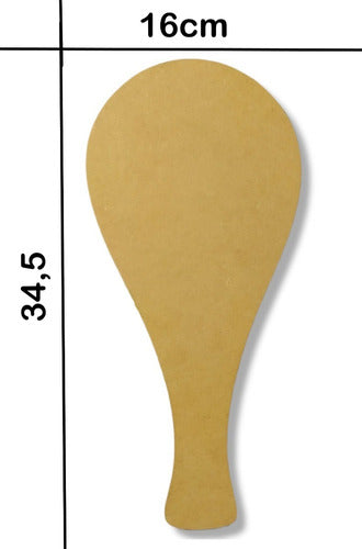 VANHOGAR° Wooden Paddle Set (2 Units) 2