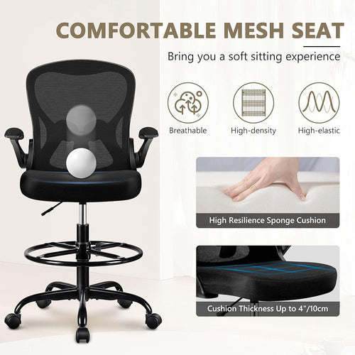 Winrise High Office Drawing Chair, Ergonomic Chair 3