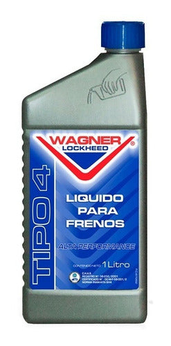 Liquido De Frenos Wagner Lockheed Tipo Dot 4 1 Litro 0