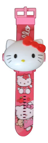 Reloj Hello Kitty Proyector De Imagenes Nuevo Excelente 1