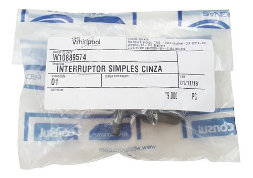 Interruptor Puerta Heladera Whirlpool Wro80ck Original 5