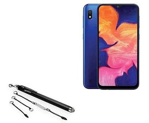 Lapiz Optico Para Samsung Galaxy A10e Punta Fibra Negro 0