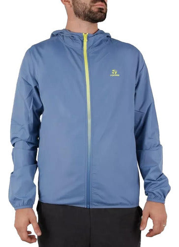 Topper Jacket - Open Windbreaker Blue 3