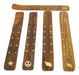 CM Porta Sahumerios - Wooden Incense Holder with Charms - 25 cm Long 0