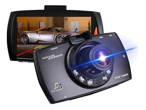 Video Camara Dashboard 2.7¨ Visión Nocturna Full Hd Auto C26 1