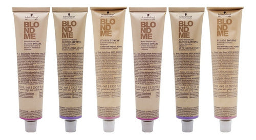 Schwarzkopf Blondme Kit X6 Tinturas Crema Matizadora 6C 0