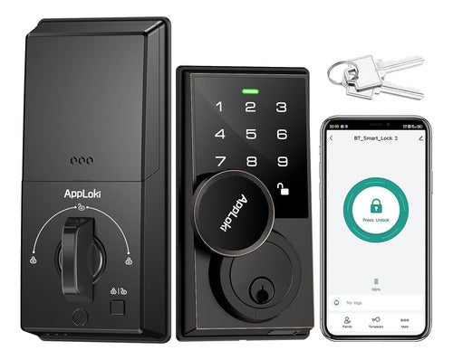 AppLoki Smart Lock with Bluetooth/Alexa Voice Control 0