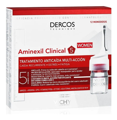 Vichy Dercos Aminexil Clinical 5 Hair Loss Treatment for Women 0
