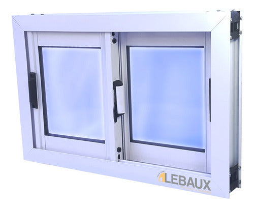 40x30 Bathroom Wrought Iron Ventilation Window with Free Shipping by Lebaux 0