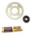 Reinforced DID Japan Transmission Kit with Chain for Yamaha Crypton 0