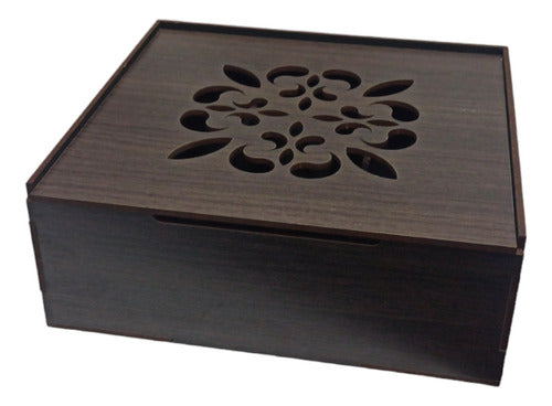 Caja de Té 4 Divisiones - Tea Organizer Box 2