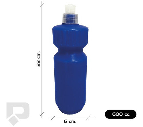 Set of 20 Plastic Sports Water Bottles Candy Bar 600ml 12