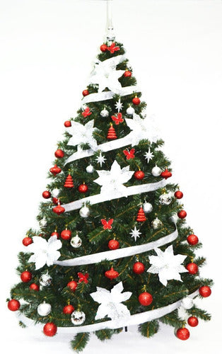 Premium Christmas Tree 2.30m Kit Red-Silver Blackfriday 0