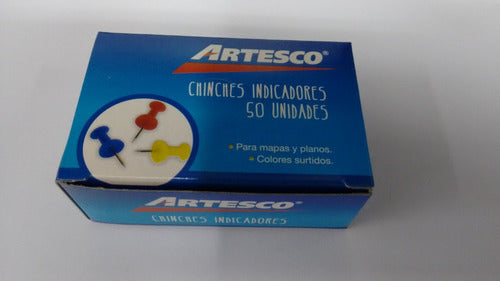 Artesco Galera Push Pins Box of 50 Units x 50 Boxes 5