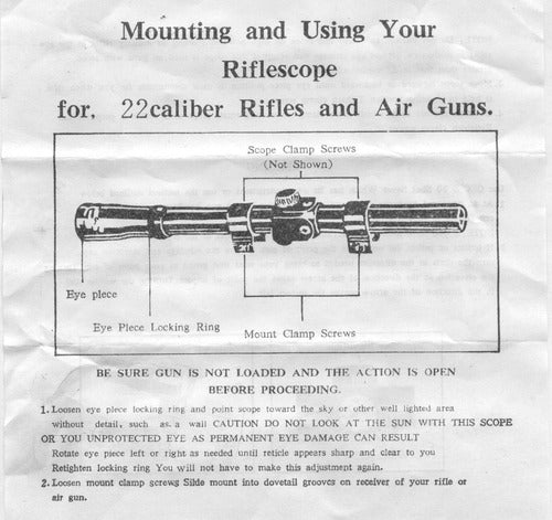 Power 4x20mm Air Rifle Scope 2