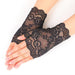 GALIBET Gothic Stretchy Fingerless Gloves * One Size * P70 0