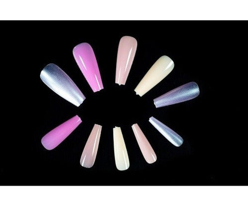 Paris Night Soft Gel Colores Caja x500u Press On Nails 2