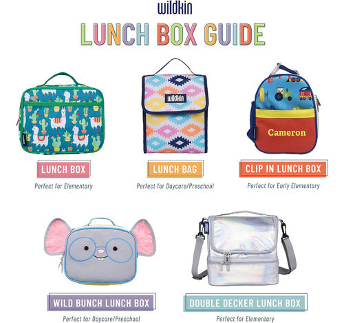 Wildkin Pink Lunch Box with Horses 6