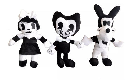 AVJKIDSSS Plush Toys of Bendy & The Ink Machine! Bendy and Boris! 0