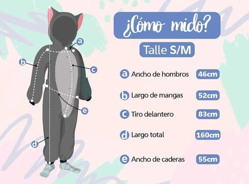 Trendy Pijama Adulto Mujer Entero Kigurumi Varios Talles Invierno 1