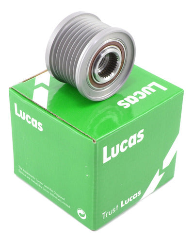 Lucas Alternator Pulley with Clutch for Renault Laguna 1.9 Dci 0