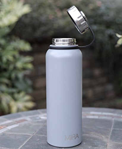 MIRA 40 Oz Stainless Steel Vacuum Insulated Water Bottle - Gray 2