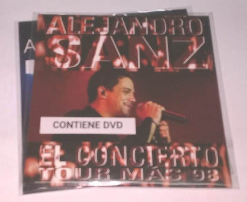 Alejandro Sanz En Concierto Tour Mas 1998 DVD Nuevo / Kktus 0