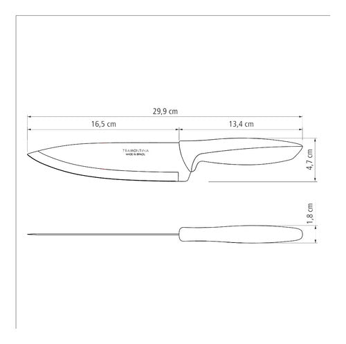 Set Asado Churrasco Tramontina Kit Parrilla Churrasco 4 Pz 4