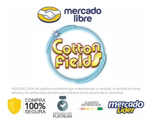 Quimica Cotton Fields Suavizante Para Ropa Celeste Tradicional X 20 L 1