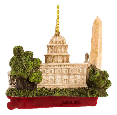 Kurt S. Adler City Travel Washington DC Ornament, 3.4 in 1