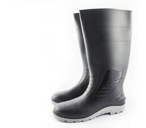 Ombu Black PVC Field Boots 0