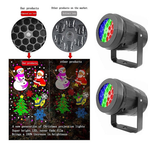 Novo Luz De Projetor A Laser Led De Decoração De Natal De 3