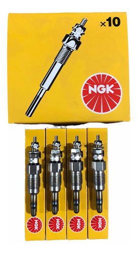 NGK Y918J Incandescent Glow Plugs for VW Gol 1.9 SD 1999-2003 0