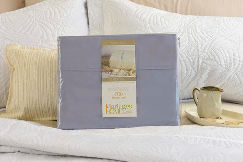 Mariages Home Queen 100% Egyptian Cotton 600 Thread Count Sheet Set 0